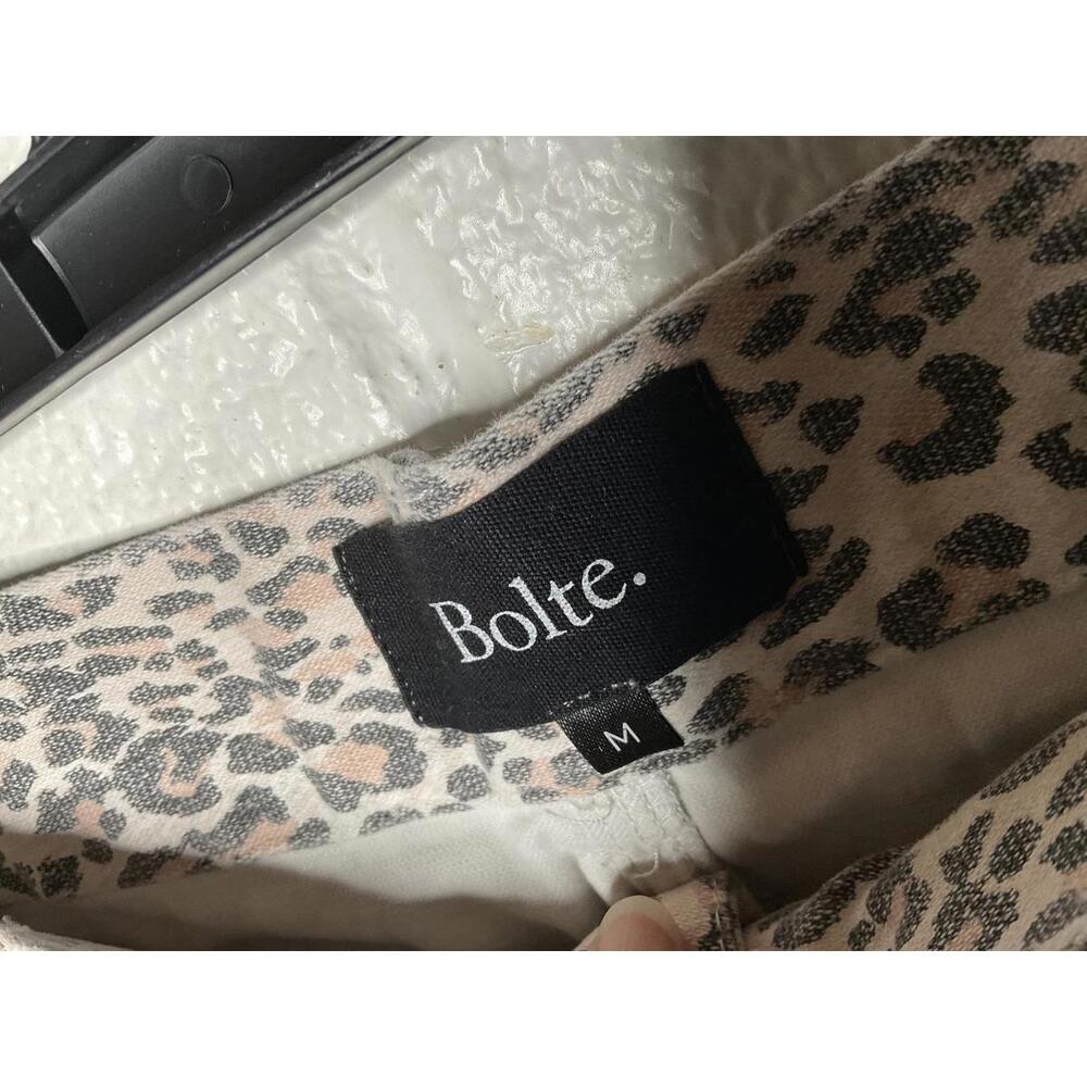 < Bolte Leopard Print Mini Skirt Size Medium > - Picture 3 of 4